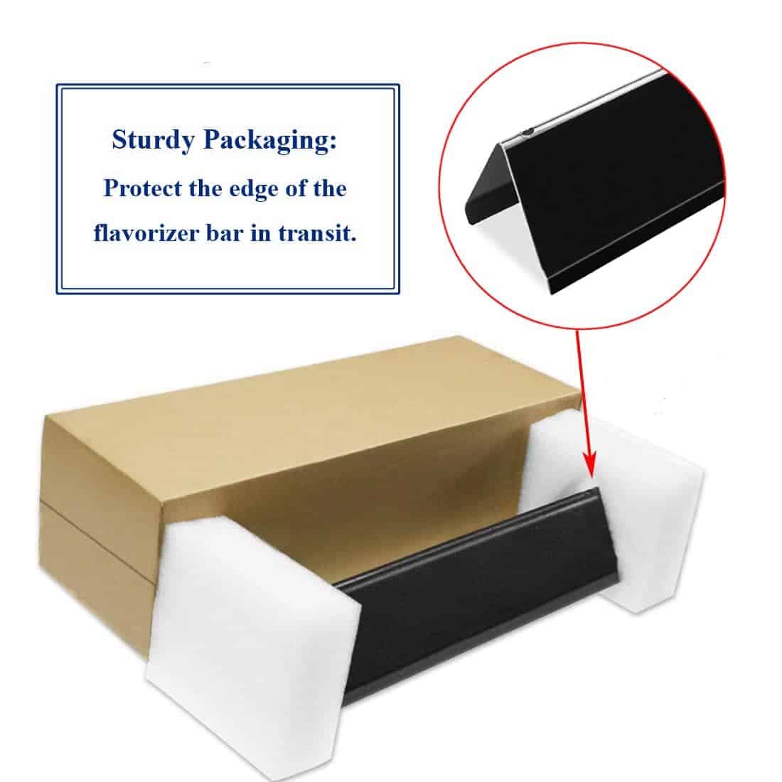 Utheer 7635 Barras Flavorizantes 15.3 pulgadas para Weber - Imagen 9