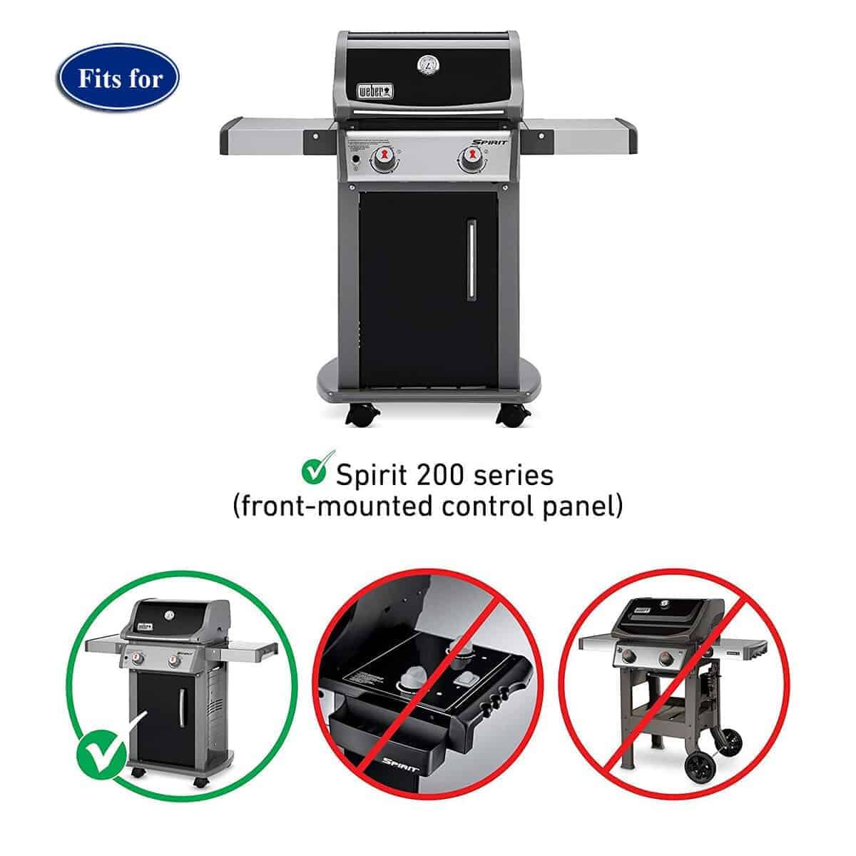 Utheer 7635 Barras Flavorizantes 15.3 pulgadas para Weber - Imagen 8