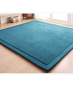 Tapete de Terciopelo de Coral Loartee para Gatear Alfombras