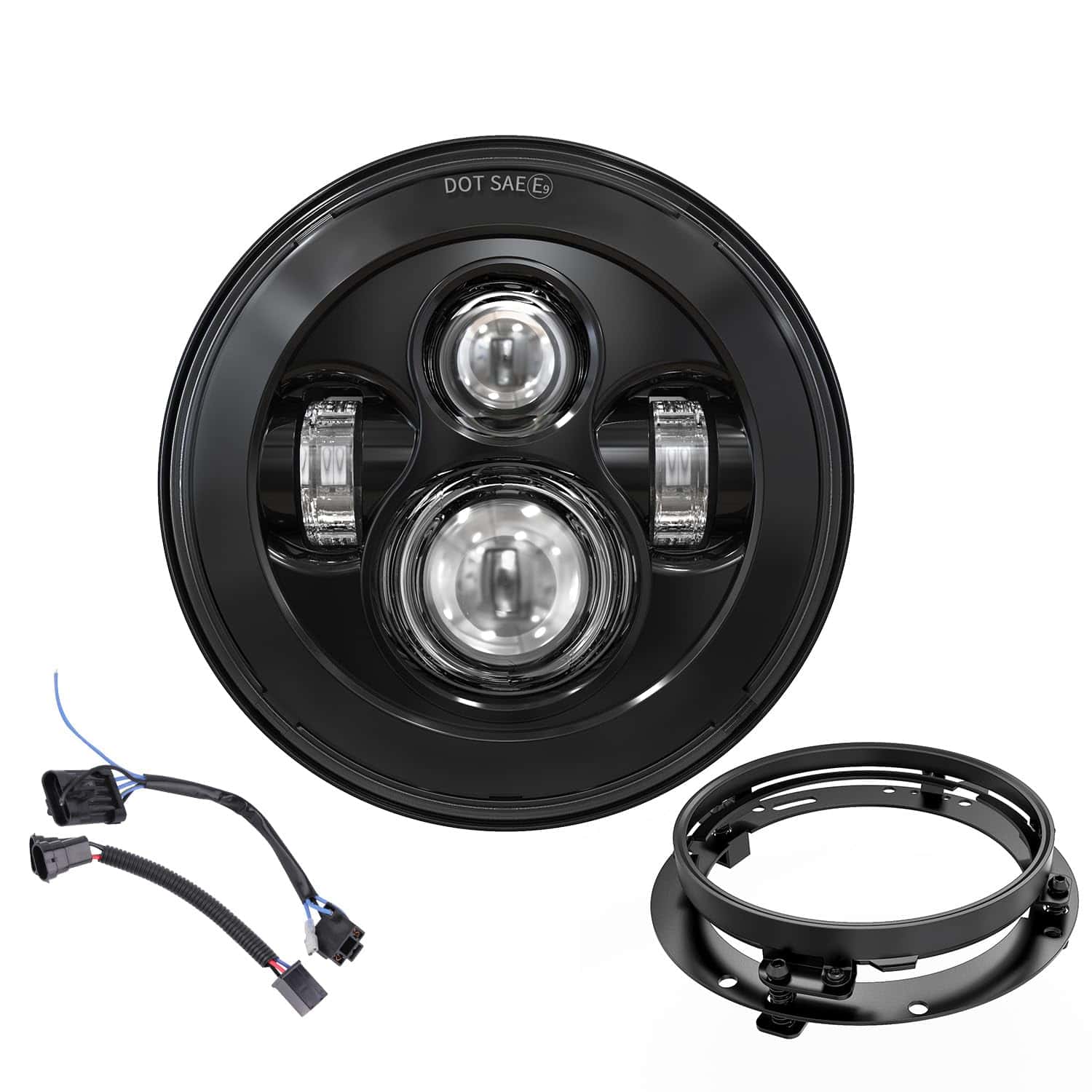 Faros LED Z-OFFROAD de 7 pulgadas de alto y bajo haz de luz