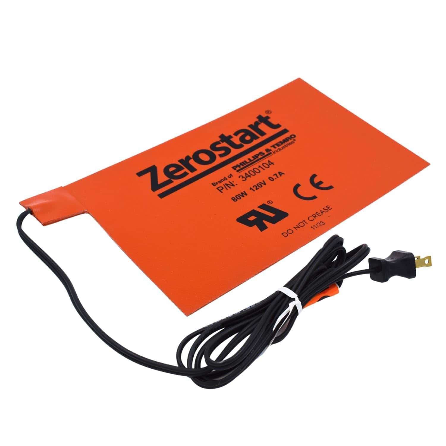 Calentador de Batería de Pad de Silicona Zerostart 3400104,