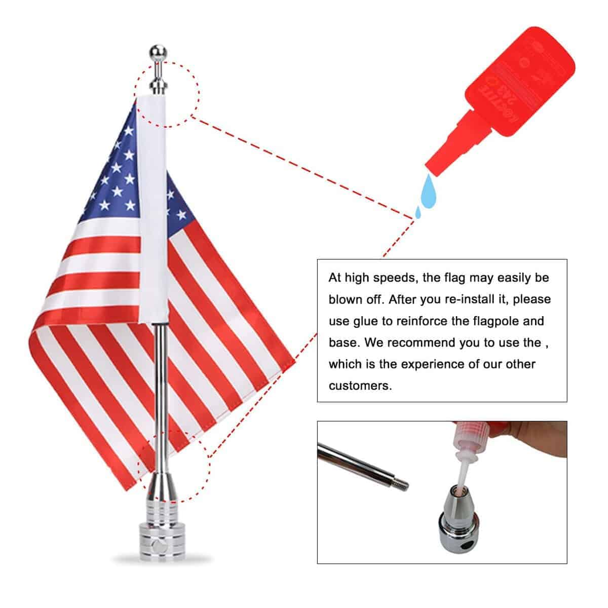 MASION Vivid Color 2 Bandera de Estados Unidos 2 Bandera - Imagen 5