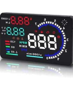 Geloo Head Up Display OBDII HUD Display para Coches A8 Head