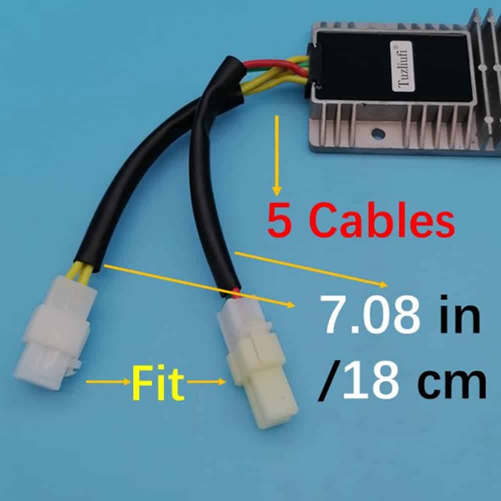 Regulador de Voltaje Rectificador Compatible con Kymco - Imagen 3