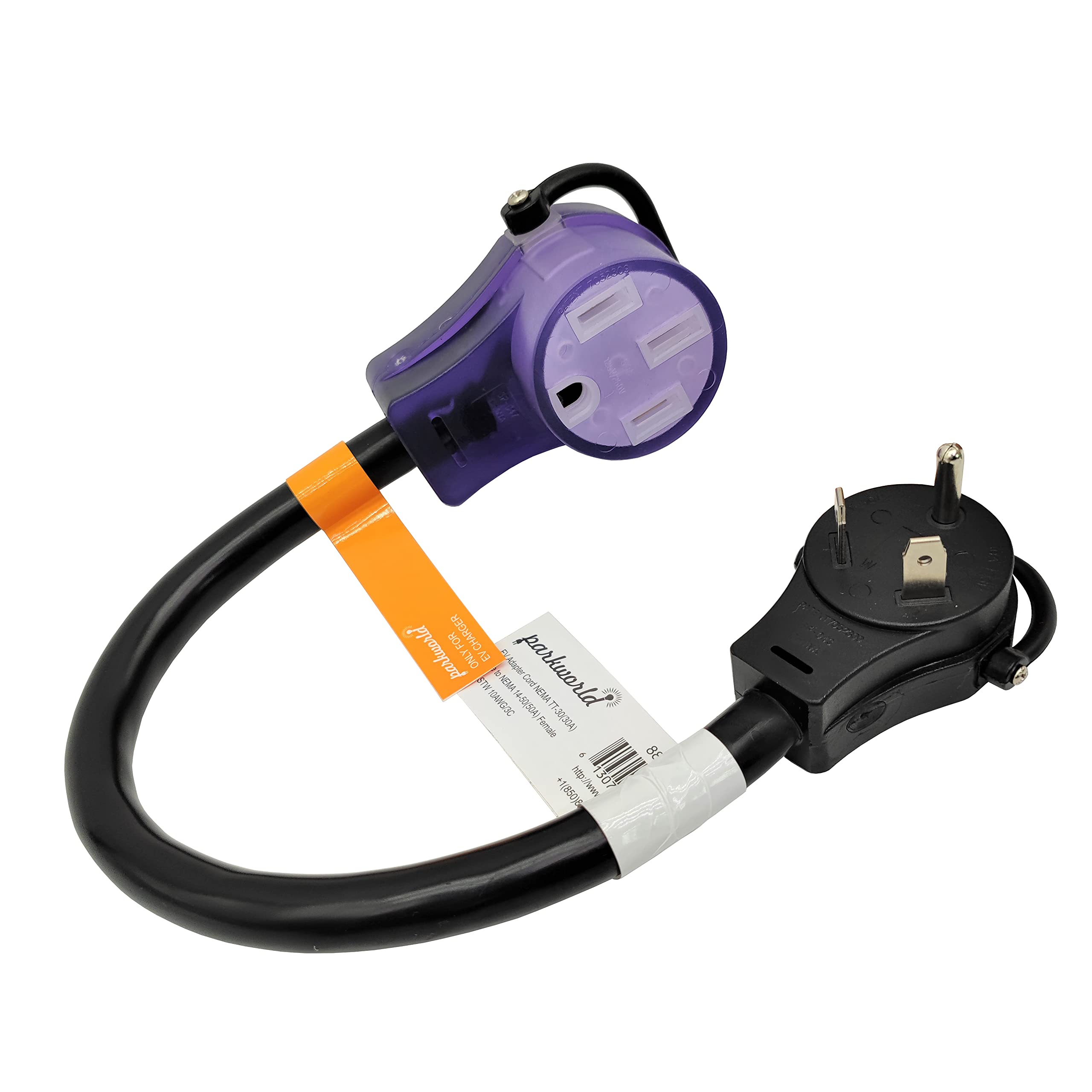 Adaptador de EV Parkworld 885378 de NEMA TT-30P a 14-50R