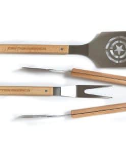 Set de utensilios para parrilla al aire libre de 3 piezas