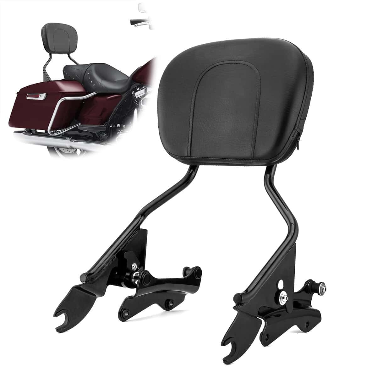 Respaldo de pasajero desmontable Wsays Sissy Bar con