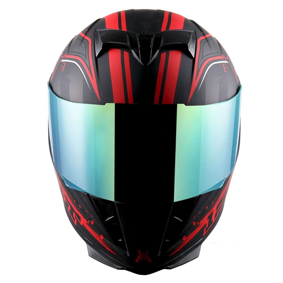 Casco Integral para Motocicleta 1STorm Skull King Matt Red - Imagen 4