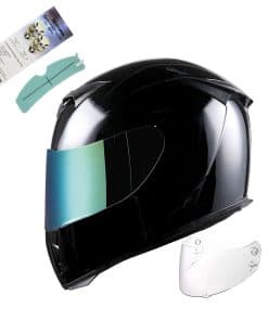 Casco de Moto de Cara Completa 1STorm Skull King Glossy