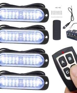 Luces de Advertencia LED EASE2U, 4pcs Luz de Advertencia de