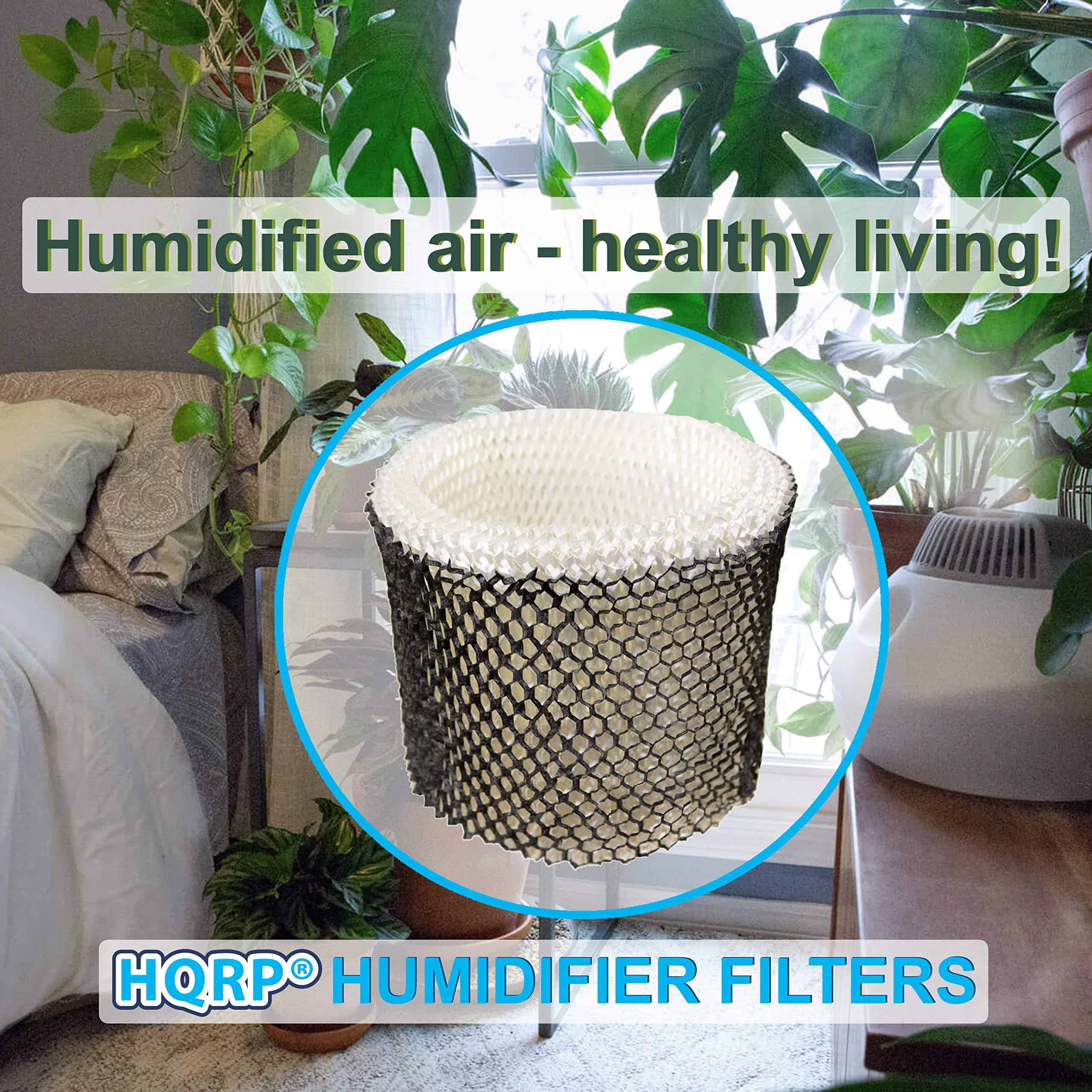 HQRP 4-Pack Filtro de Mecha Compatible con Kaz 3000, 3300, - Imagen 8