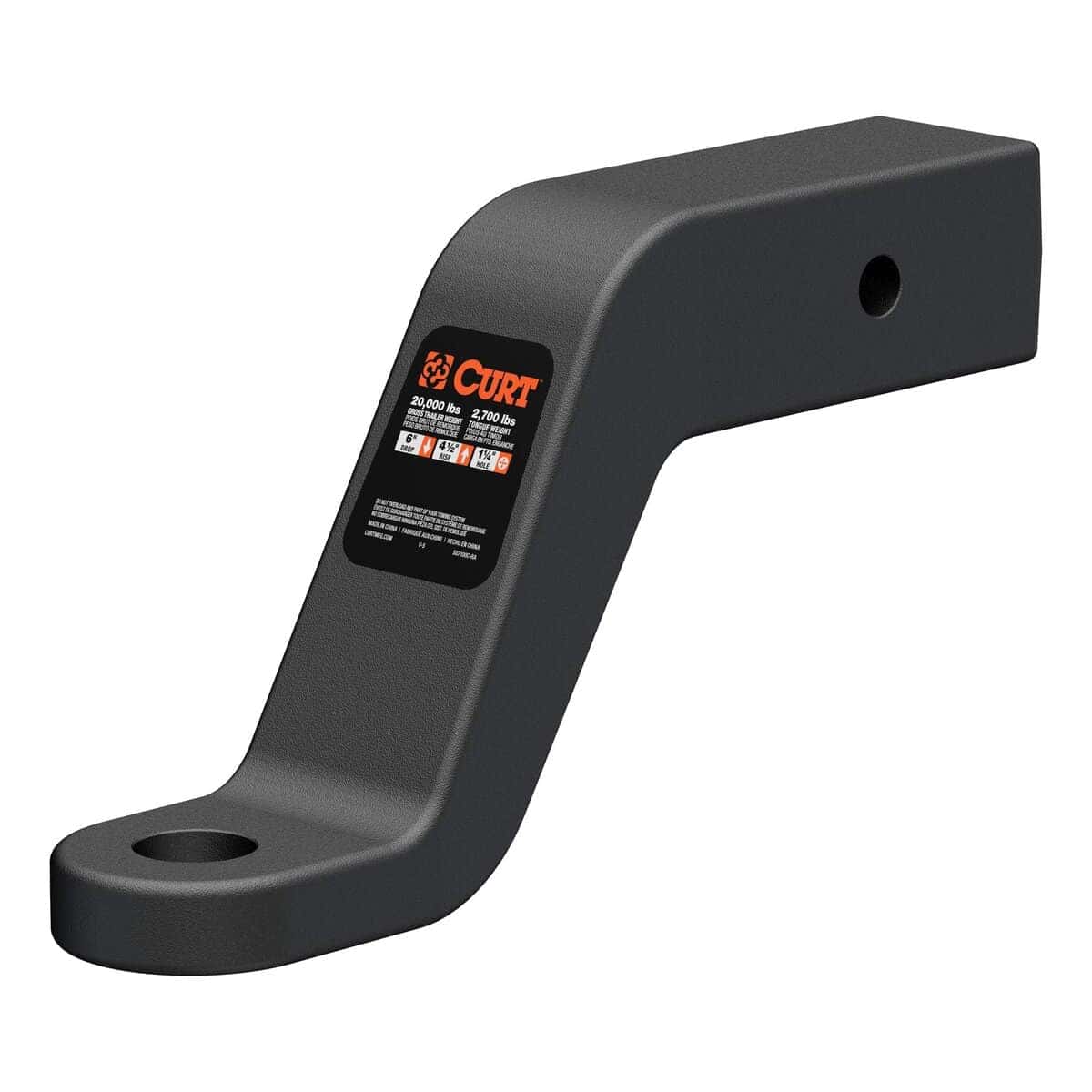 CURT 45459 Soporte de bola de remolque forjado de servicio