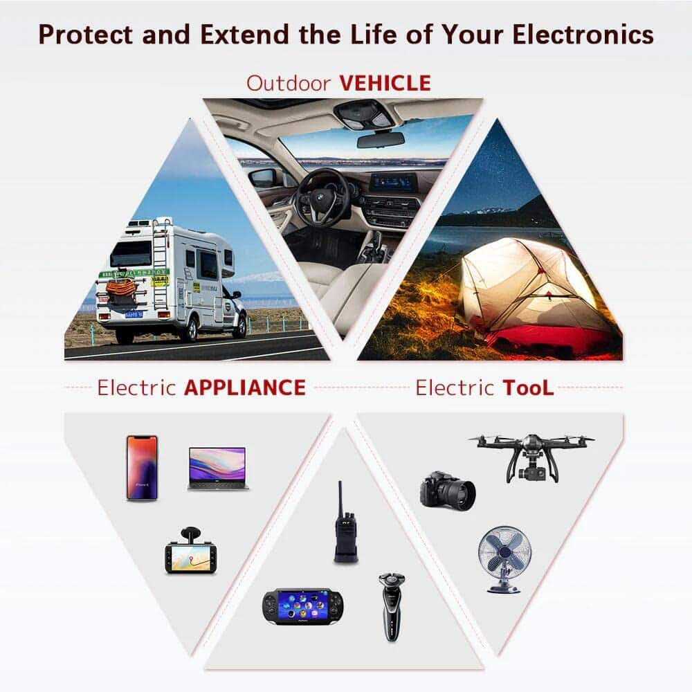 Inversor de corriente para coche Cantonape - Imagen 7