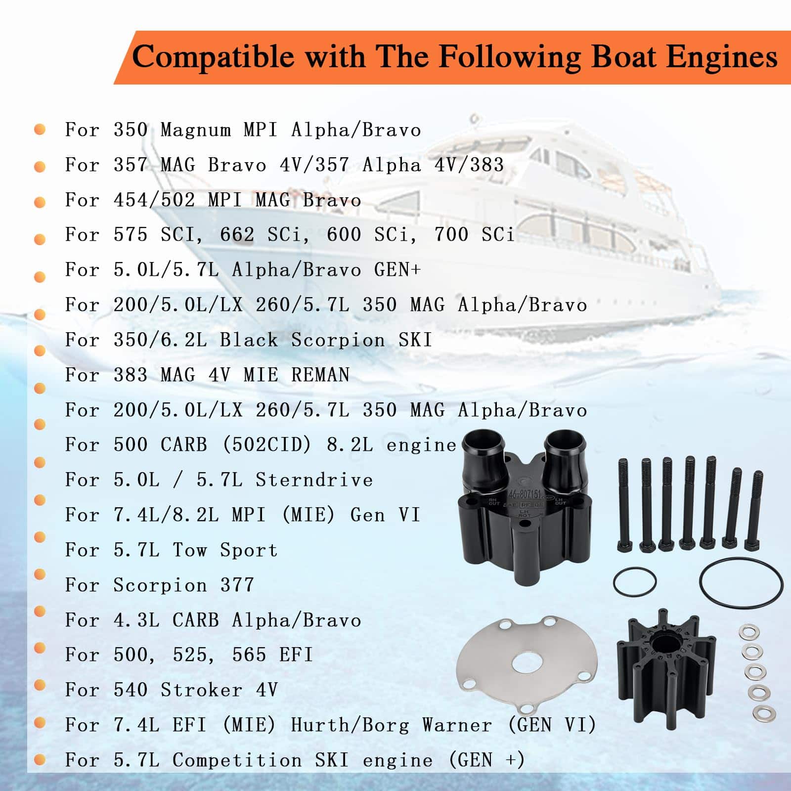 Kit de Reparación de Carcasa de Bomba de -or LIYYOO - Imagen 4