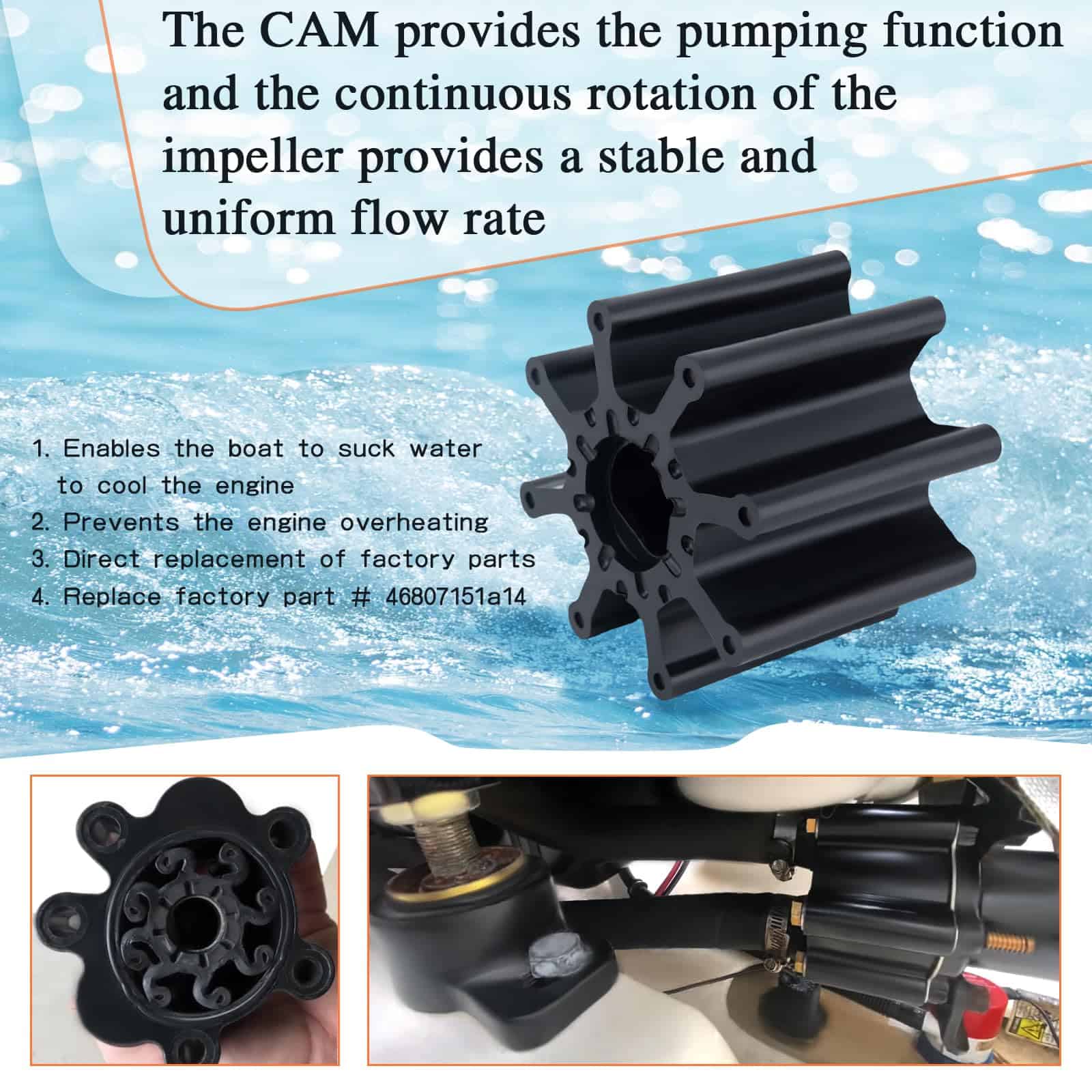 Kit de Reparación de Carcasa de Bomba de -or LIYYOO - Imagen 6