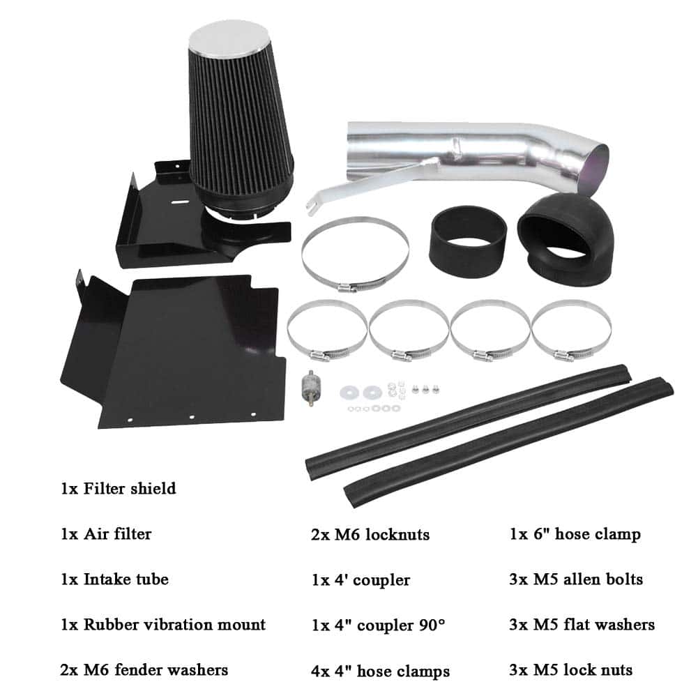 Sistema de admisión de aire frío MooSun 4" + protección - Imagen 4