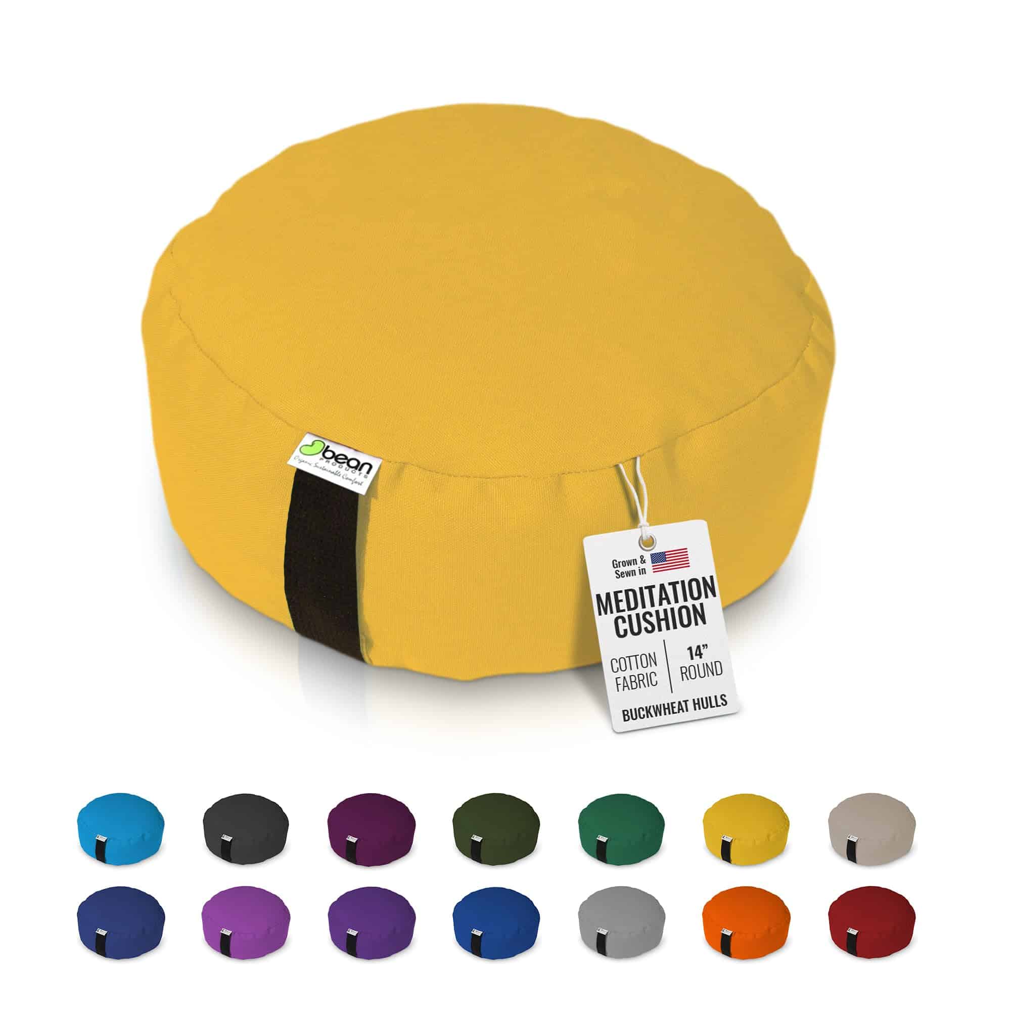 Almohadillas de meditación Zafu de Bean Products para