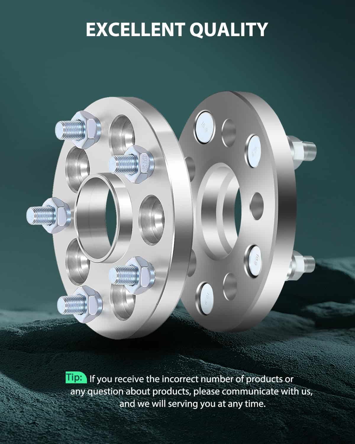 SCITOO 4X 15mm 5 Adaptadores de Rueda de 5 Pernos 5x100 a - Imagen 5