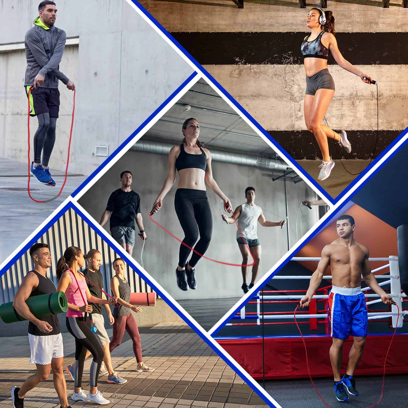 Cuerda para saltar ponderada - Cuerdas de saltar pesadas - Imagen 8