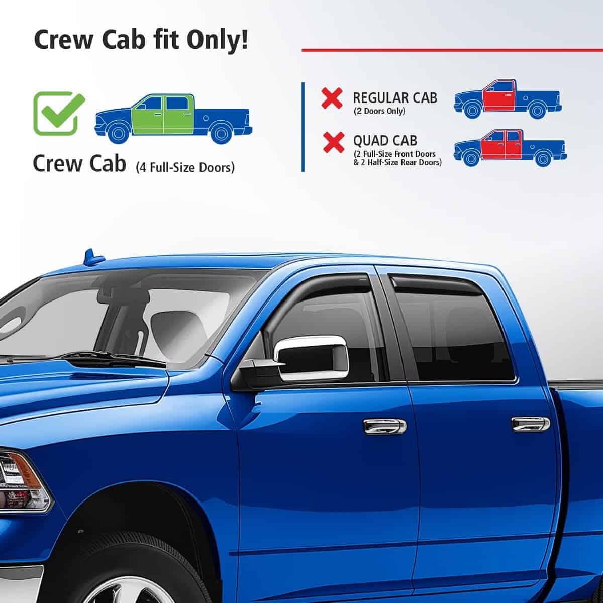 Deflectores de Ventana a Prueba de Rupturas -Ahumado Premium - Imagen 4