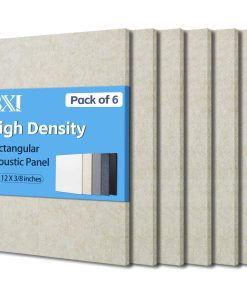 Paneles Absorbentes de Sonido BXI - 16 X 12 X 3/8 Pulgadas