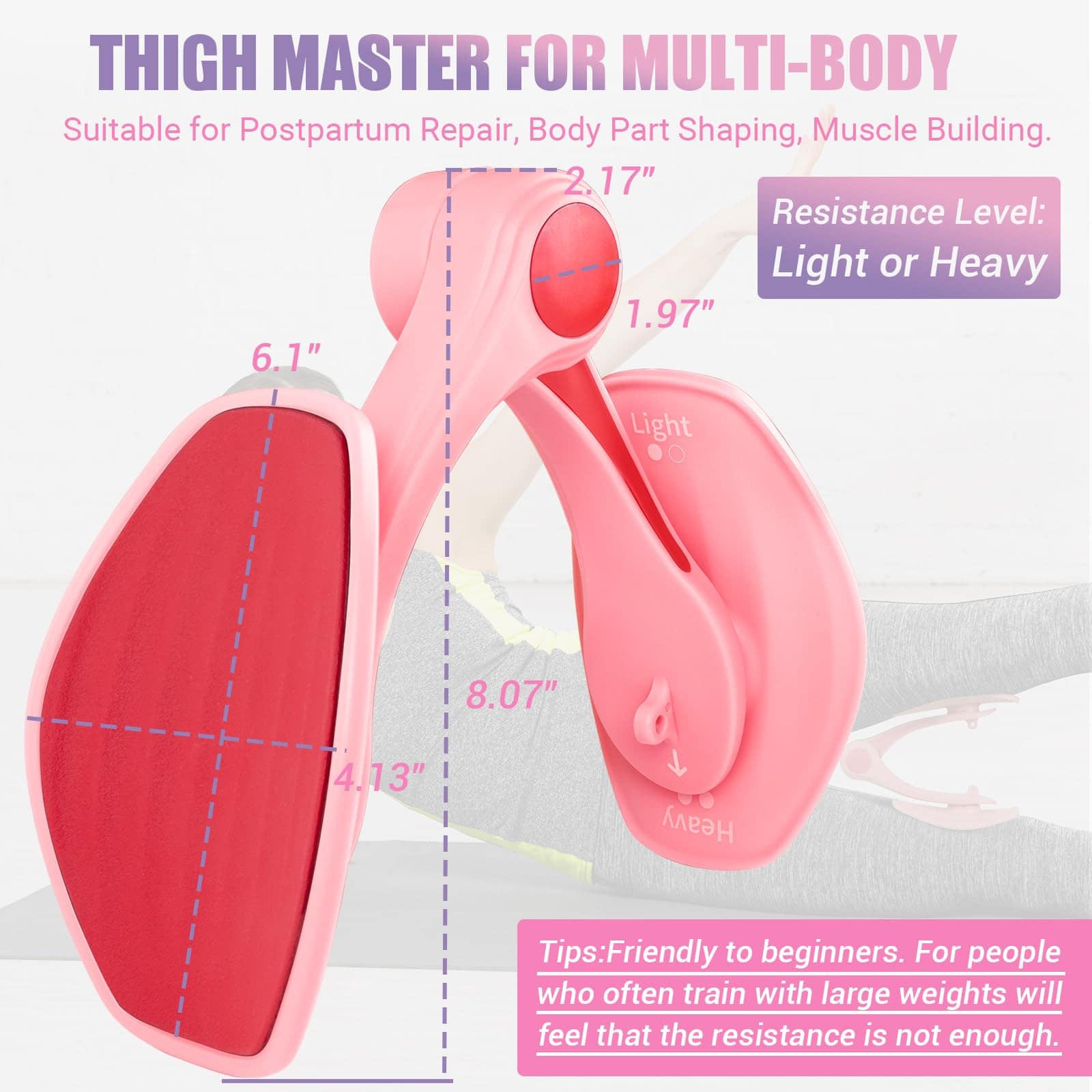 Maestro de Muslos Ejercitador para Mujeres, Mejorado - Imagen 5