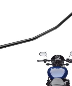 Manillar de Motocicleta 7/8" 22mm Negro Drag Barra Recta