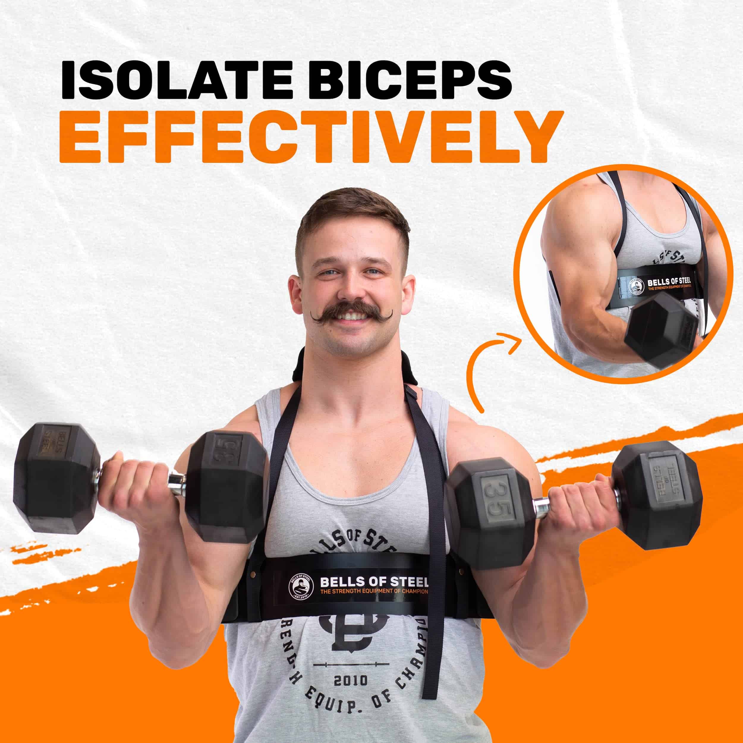 Bells of Steel Arm Blaster - Aislante Duradero para Bíceps - Imagen 3