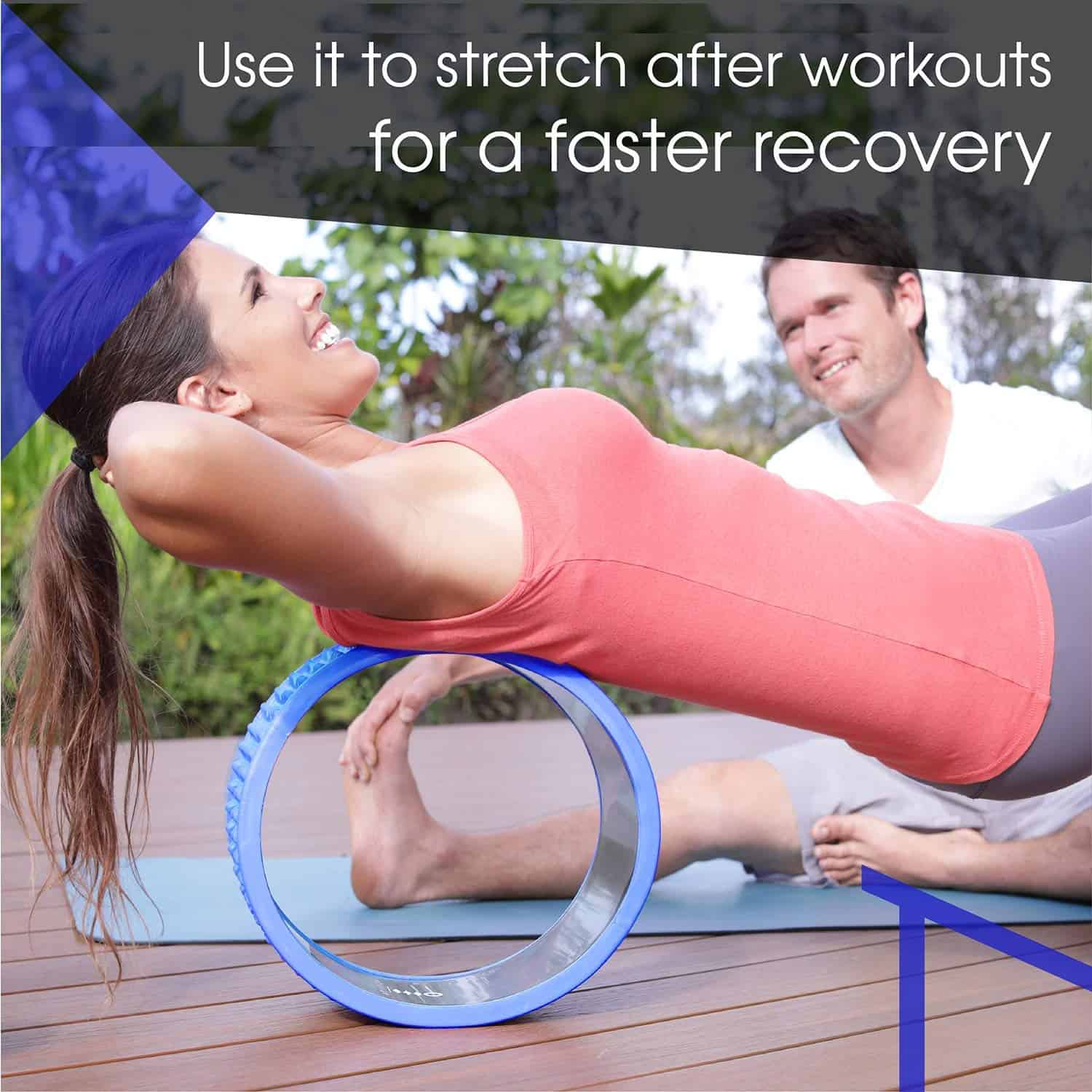 Realign Back Wheel: Trigger Point, Yoga Wheel, Foam Roller, - Imagen 7