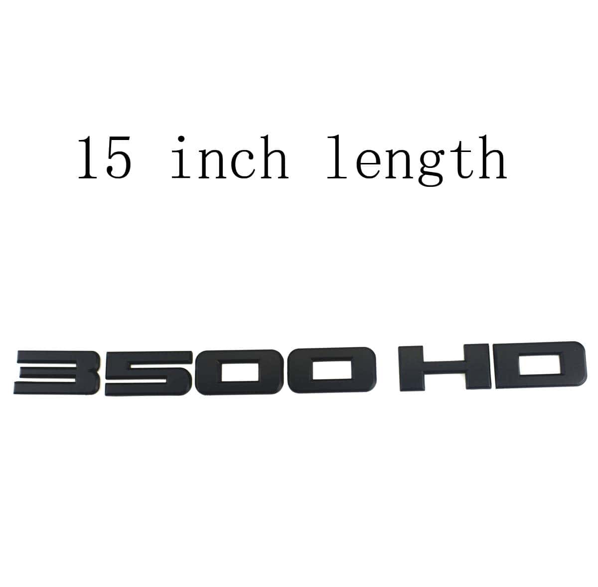 2pcs Emblemas de Placas de Nombre 3500HD 3500 HD en Negro - Imagen 4