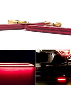 Xotic Tech 2pcs Luz Trasera LED de Reflector Escaneo de