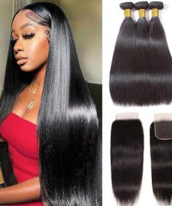 Paquete de 3 Extensiones de Cabello Humano Selina Straight