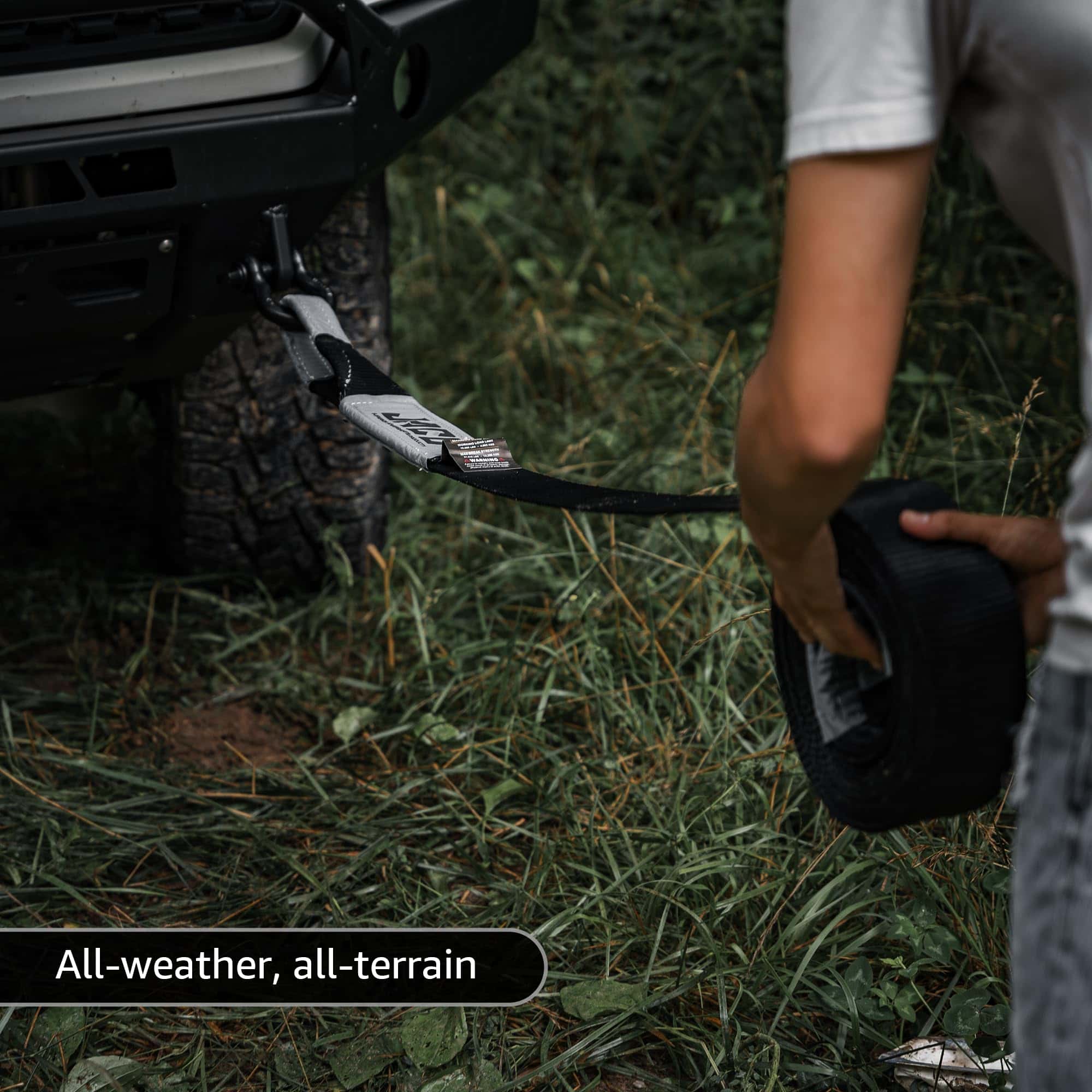 JACO 4X4 TowPro Recovery Tow Strap - 3 pulgadas x 20 pies | - Imagen 3