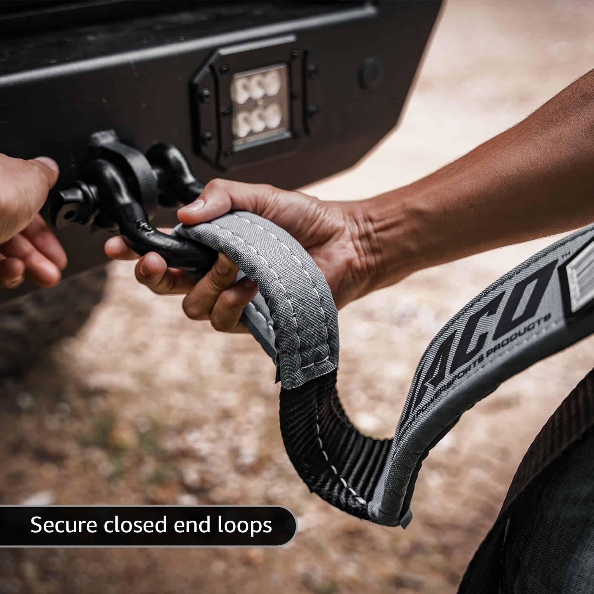 JACO 4X4 TowPro Recovery Tow Strap - 3 pulgadas x 20 pies | - Imagen 4