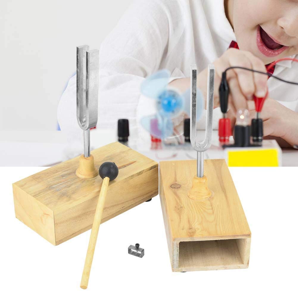 2 piezas Diapasón 440HZ Vibración con Caja de Resonancia de - Imagen 3