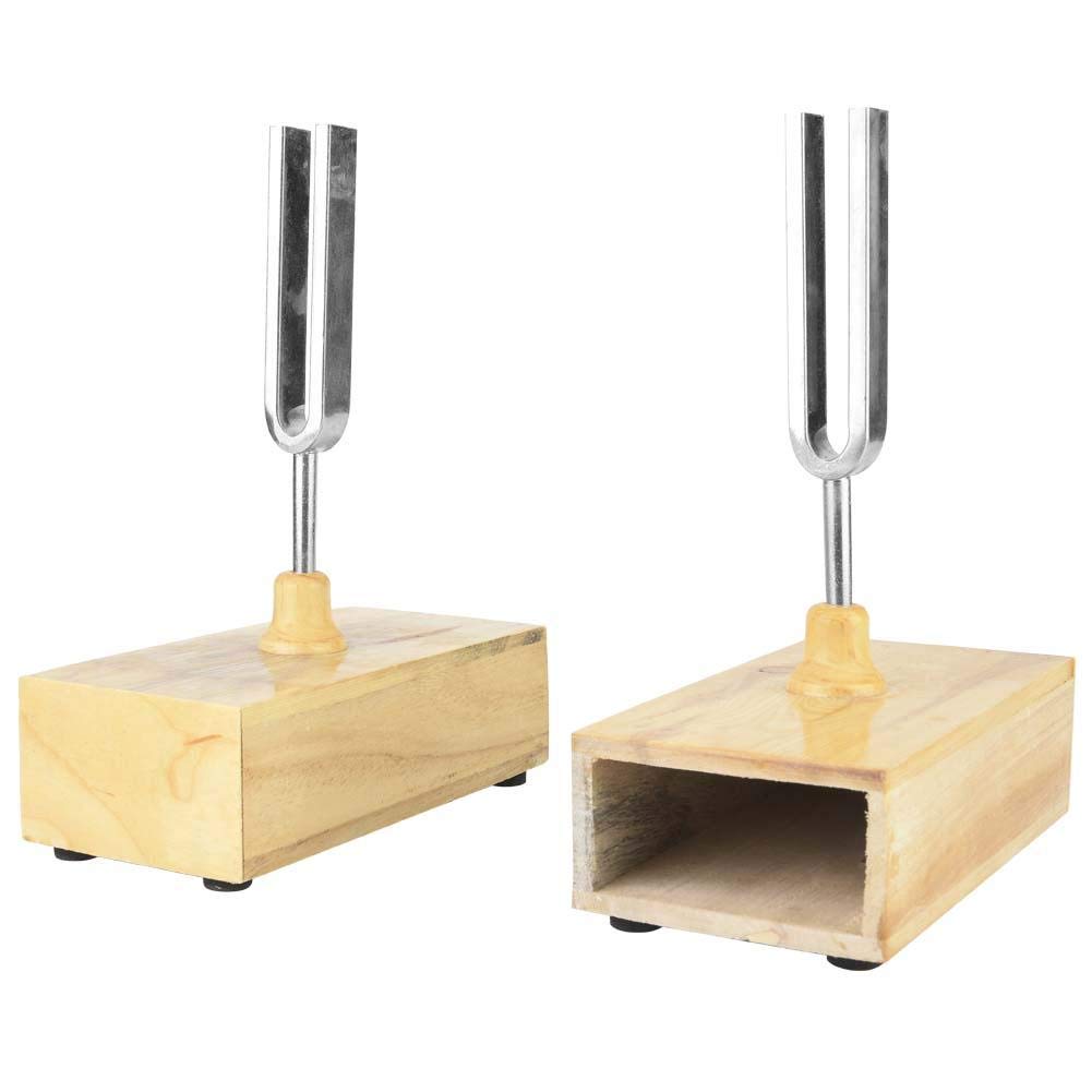 2 piezas Diapasón 440HZ Vibración con Caja de Resonancia de - Imagen 4