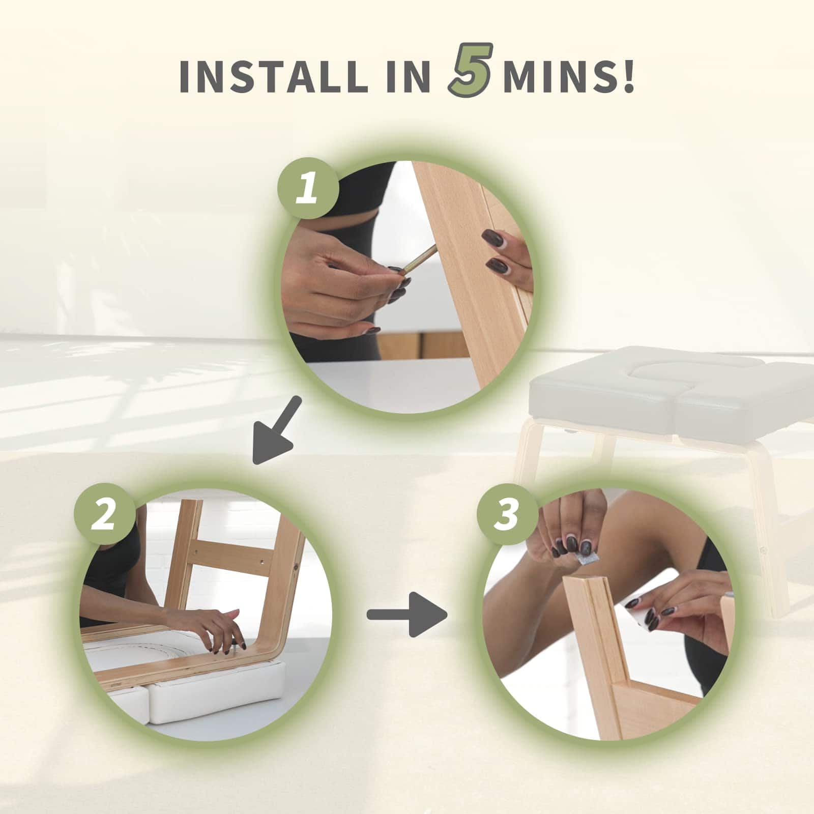 Banca de Yoga para Pararse de Cabeza Restrial Life - Silla - Imagen 7