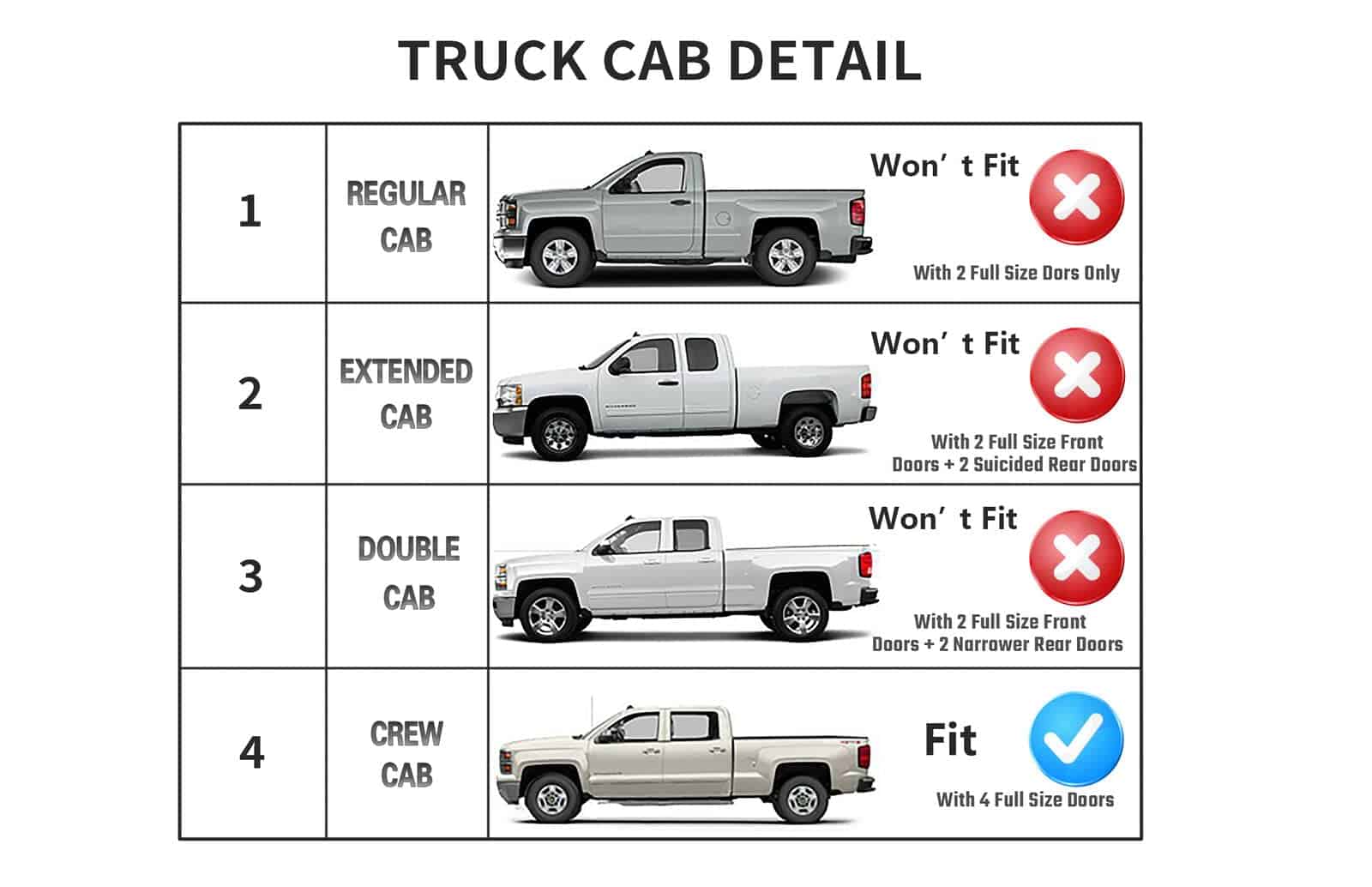 Gldifa Viseras de Ventana Compatible con 2004-2012 Chevy - Imagen 5