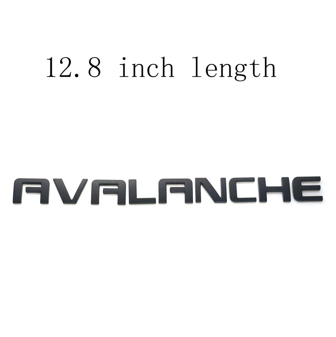 3Pcs Emblema de Plástico Negro Mate AVALANCHE para Gm 07-16 - Imagen 3