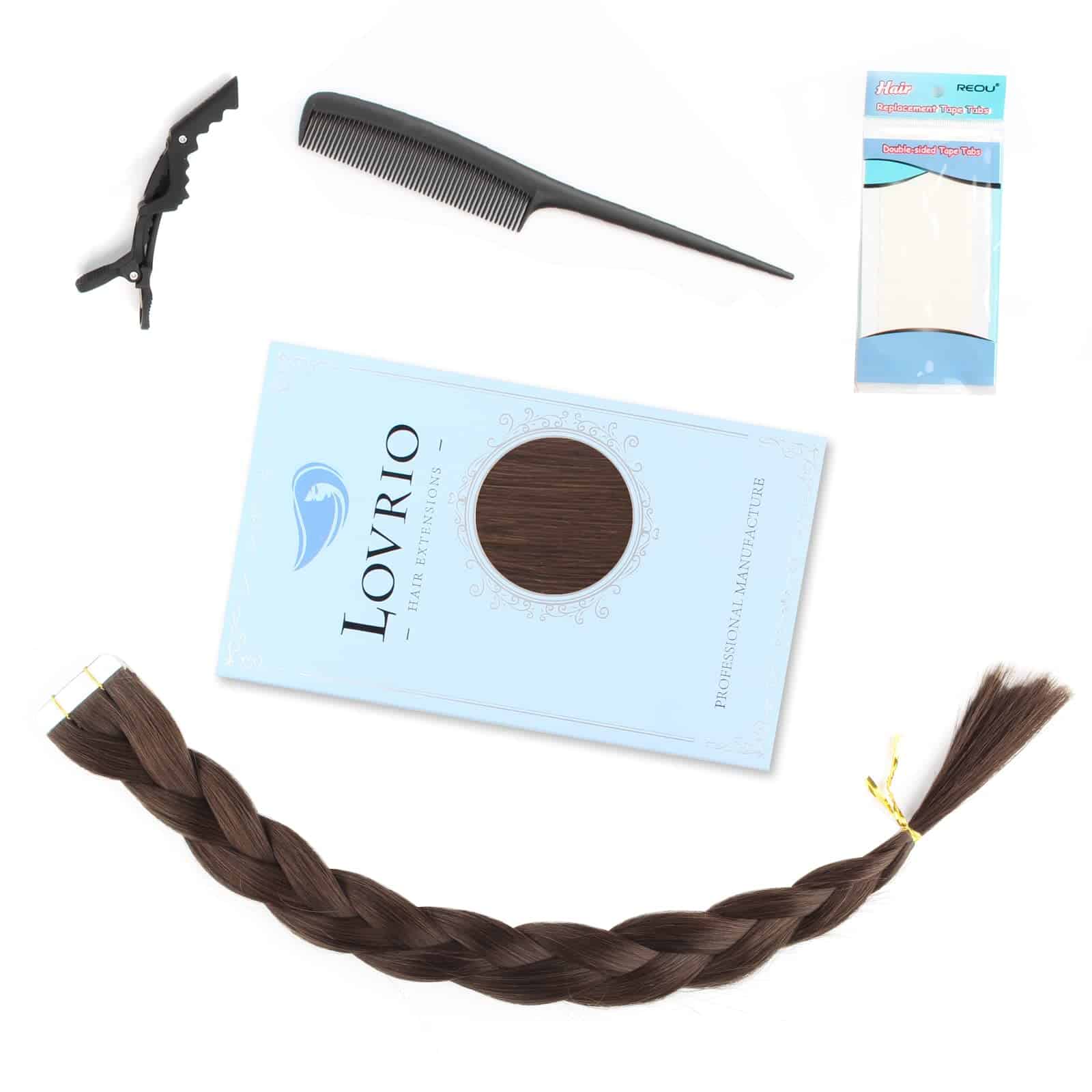 Extensiones de Cabello en Cinta Lovrio 14" 20 Pzas 50g - Imagen 9