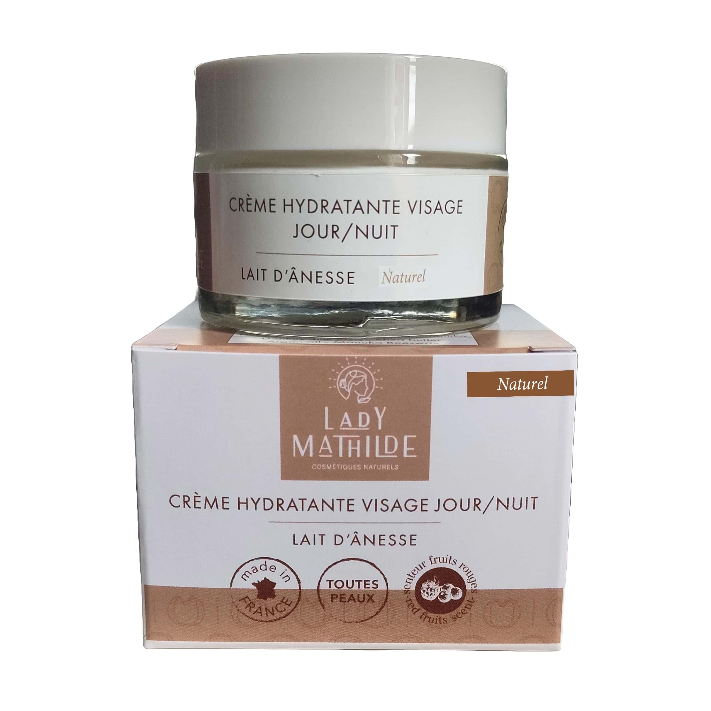 Crema Facial Hidratante Lady Mathilde - Día/Noche - Leche