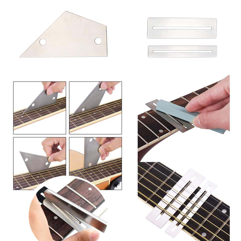 Kit de Herramientas para Guitarra Reparación Mantenimiento - Imagen 6