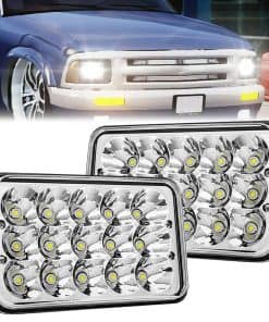 Faros LED Rectangulares de 4 x 6 pulgadas, Paquete de 2,