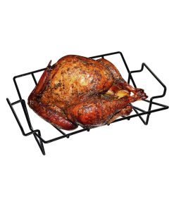 Mydracas Soportes para Costillas BBQ para Ahumar y Asar,