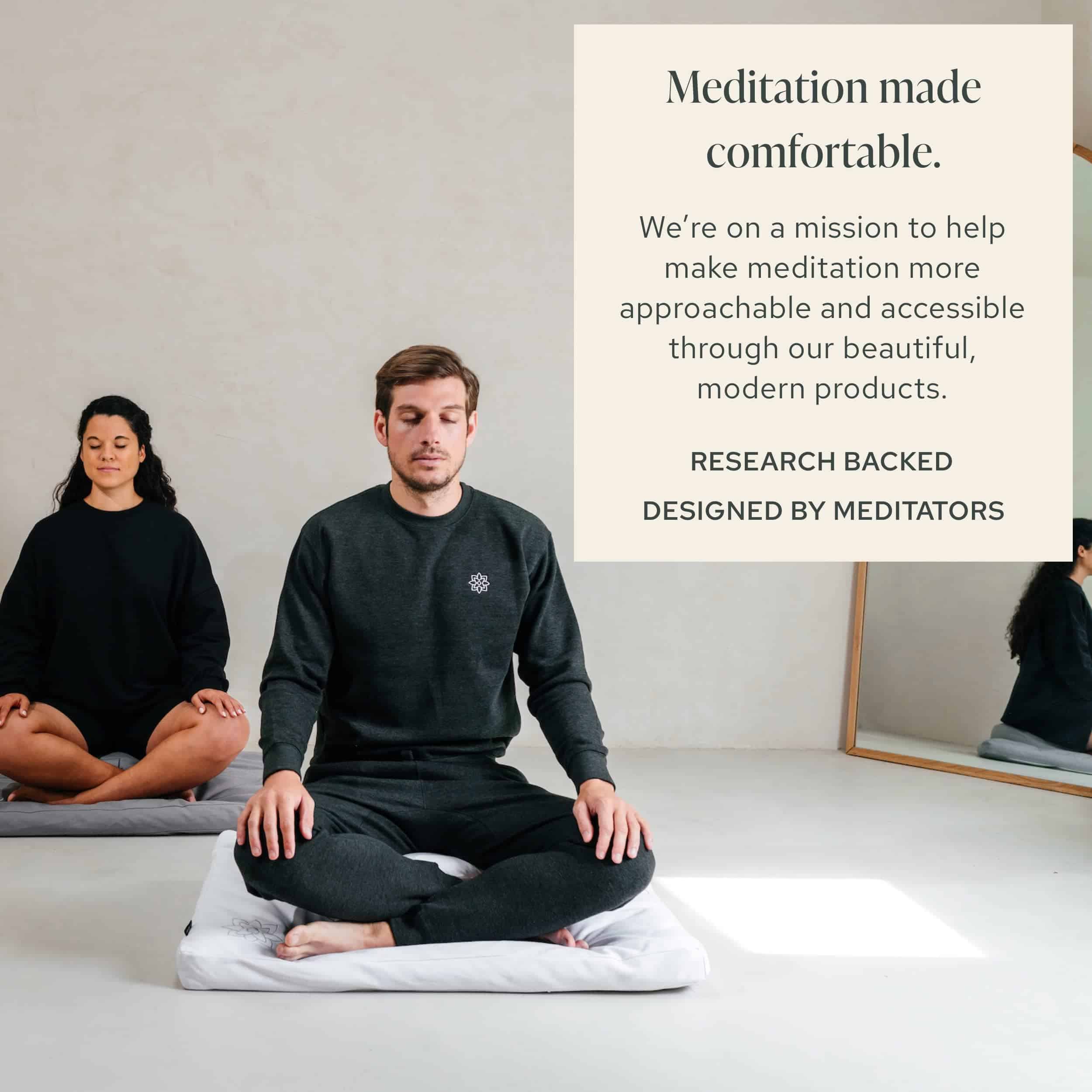 Almohadilla de Meditación Zabuton de Tela de Algodón - Imagen 9