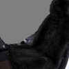 INZOEY Funda de Asiento de Coche de Piel de Oveja