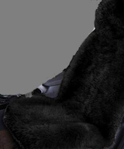 INZOEY Funda de Asiento de Coche de Piel de Oveja