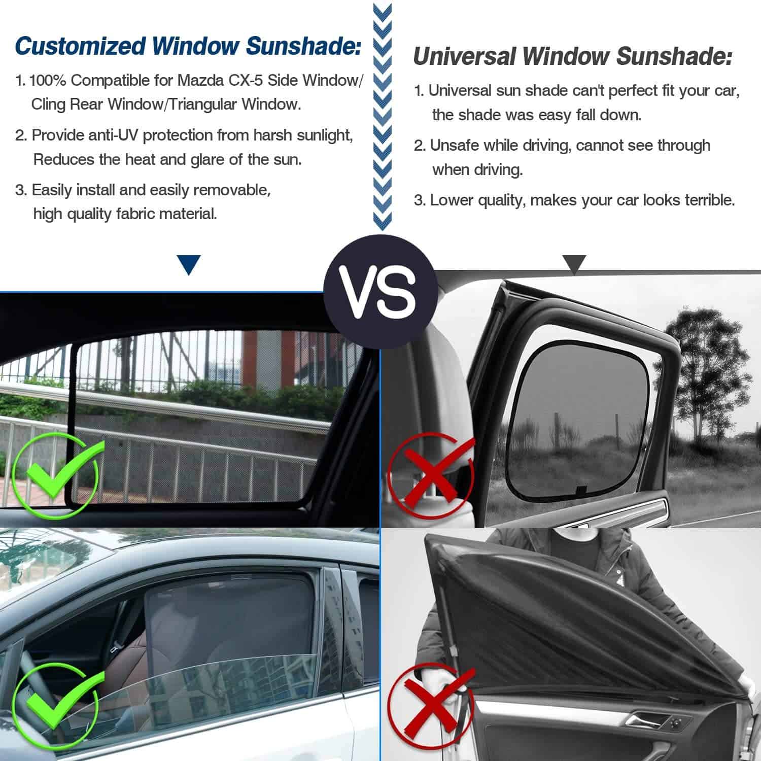 Protector Solar Personalizado Mixsuper para Mazda CX-5 - Imagen 4