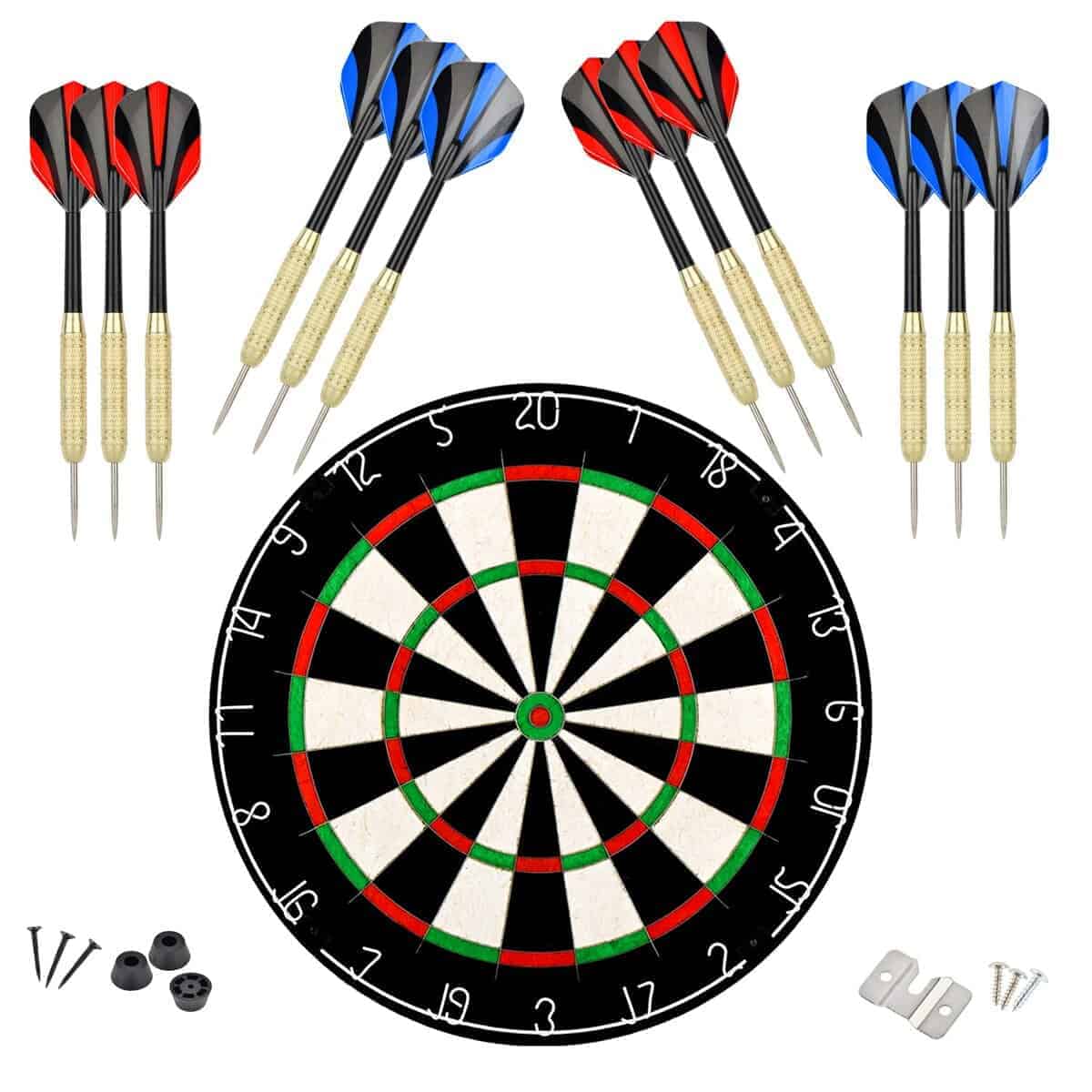 Tablero de dardos de Sisal/Cerdas LinkVisions con Bullseye