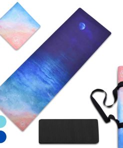 Tapete de Yoga Plegable Ligero June & Juniper -brisa marina